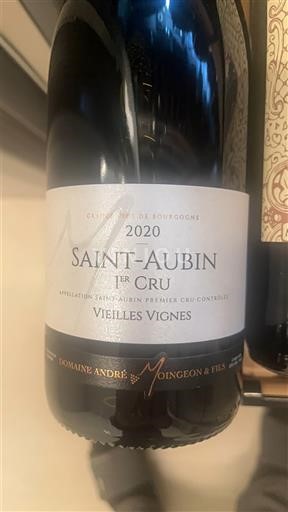 Burgundsko Saint-Aubin Premier Cru Domaine André Moingeon & Fils Vieilles Vignes 2020
