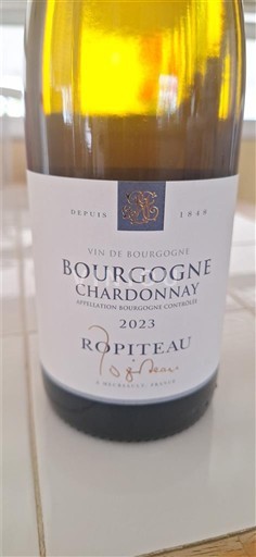 Burgundy Burgundy Chardonnay Ropiteau 2023