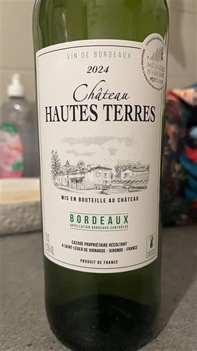 Bordeaux Château Hautes Terres 2024