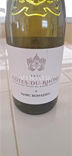 Rhône-dalen Côtes-du-Rhône Marc Bonadieu 2024
