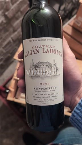 Bordéus Saint-Estèphe Château Lilian Ladouys 2005