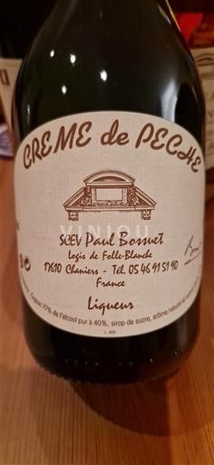 Poitou-Charentes SCEV Paul Bonnet Crème de Pêche 2025