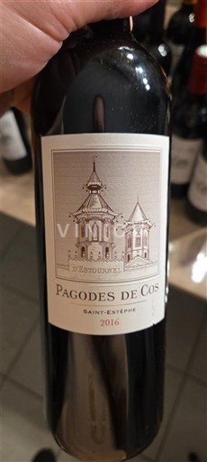 Burdeos Saint-Estèphe Les Pagodes de Cos 2016