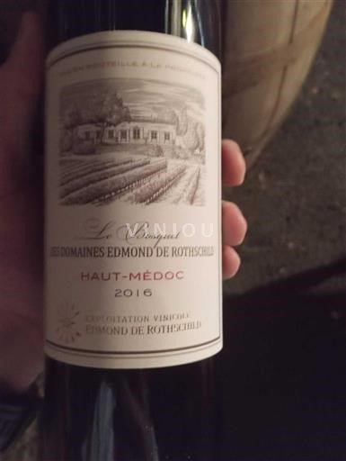 Bordeaux Haut-Médoc Domaine Domaines Edmond de Rothschild Le Bouquet 2016
