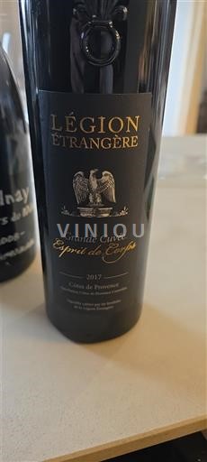 Provence Côtes-de-Provence Légion Étrangère Grande Esprit de Corps 2017