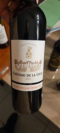 Bordeaux Saint-Émilion Grand Cru Grand Cru Château La Cour 2022