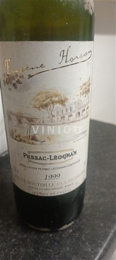Bordeaux Pessac-Léognan Eugène Horeau 1999