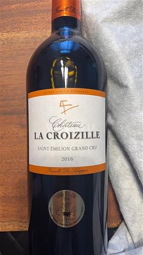 Bordeaux Saint-Émilion Grand Cru Grand Cru Château La Croizille 2016