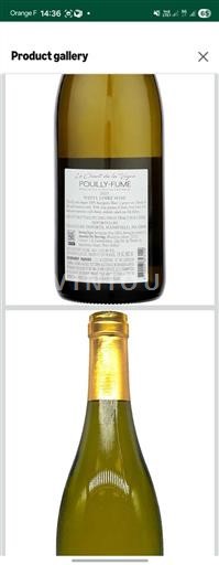 Údolí Loiry Pouilly-fumé Le Chant de la Vigne 2023