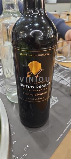 Viner Rouge sec Excellence Bistro Régent by André Lurton Non millésimé Frankrike Bordeaux Pessac-Léognan AOC