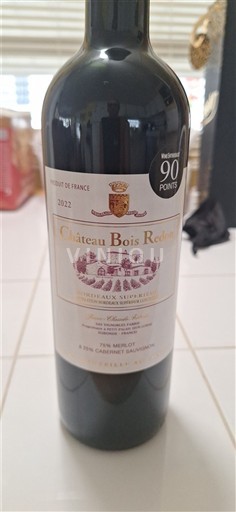 Bordeaux Bordeaux Supérieur Château Bois Redon 2022