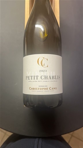 Burgundy Petit Chablis Domaine Christophe Camu 2023