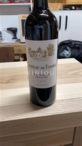 Bordeaux Saint-Émilion Grand Cru Grand Cru Château Fonbel 2018