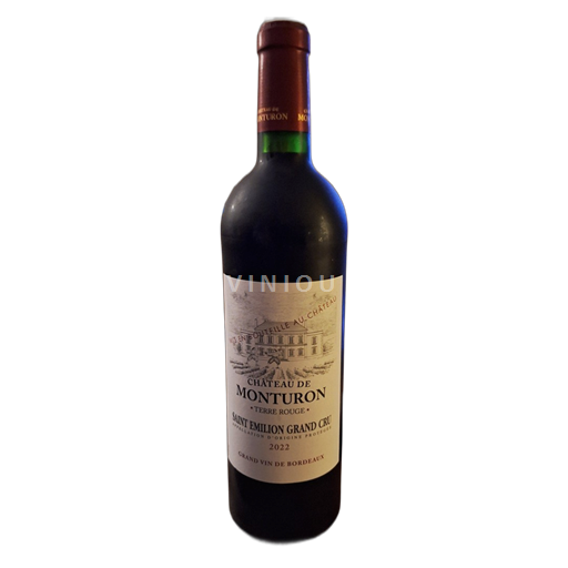 Bordeaux Saint-Émilion Grand Cru Château Monturon Terre rouge 2022