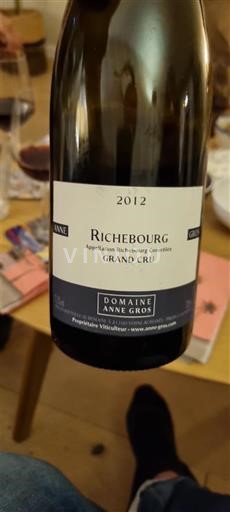 Burgundi Richebourg Grand Cru Domaine Anne Gros 2012