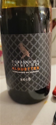 Languedoc Terrasses du Larzac Domaine Chemin des Alouettes 2018