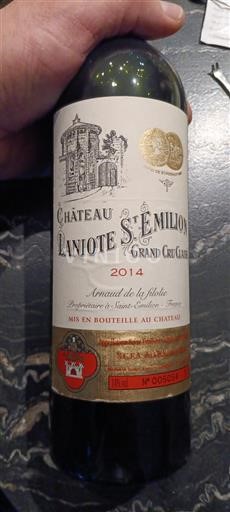 Bordeaux Saint-Émilion Grand Cru Grand Cru Château Laniote 2014
