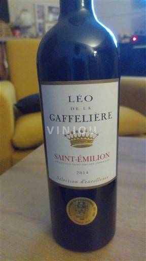 Bordeaux Saint-Émilion Léo de la Gaffelière 2014