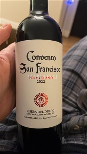 Víno Rouge sec Primer Año Convento San Francisco 2022 Španelsko Kastilie a León Ribera del Duero DO