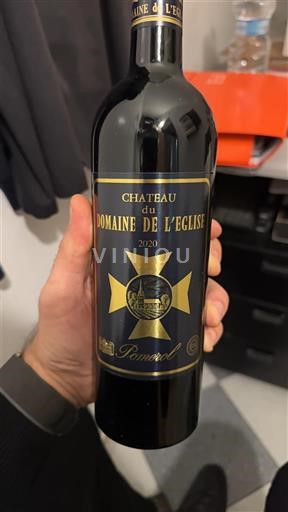 Burdeos Pomerol Domaine Domaine de l'Eglise 2020