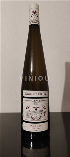 Alsace Domaine Fritz Pinot Gris Elian 2017