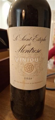 Burdeos Saint-Estèphe Château Montrose Le Saint-Estèphe de Montrose 2016