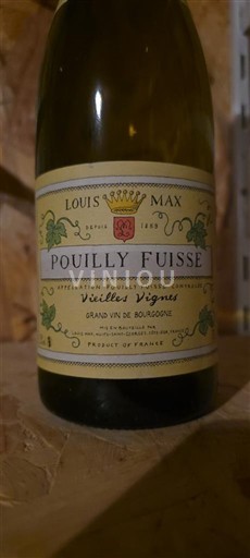 Burgundi Pouilly-fuissé Louis Max Vieilles Vignes 2018