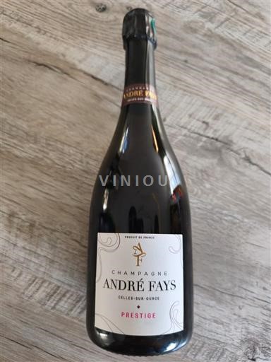 Rượu vang sủi bọt Blanc brut Prestige André Fays Non millésimé Pháp Champagne Sâm-panh AOC