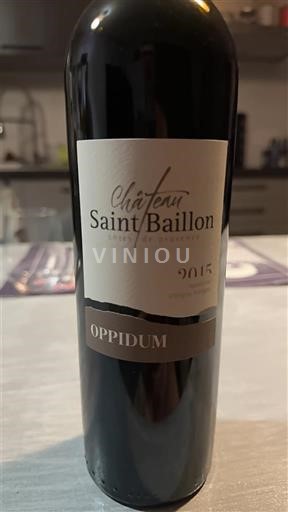 Provenza Côtes-de-Provence Château Saint Baillon Oppidum 2015