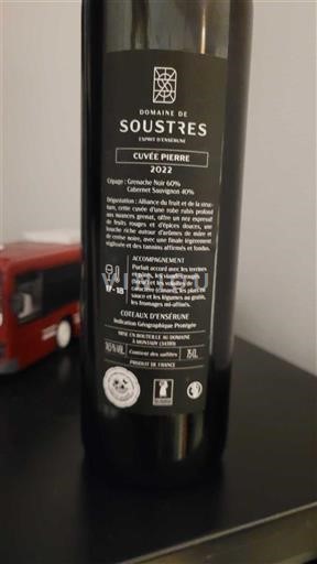 Languedoc-Roussillon Coteaux d'Ensérune Domaine Soustres Pierre 2022