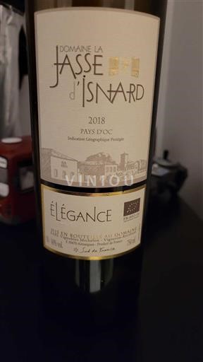 Languedoc a Roussillon Pays d'Oc Domaine La Jasse d'Isnard Élégance 2018