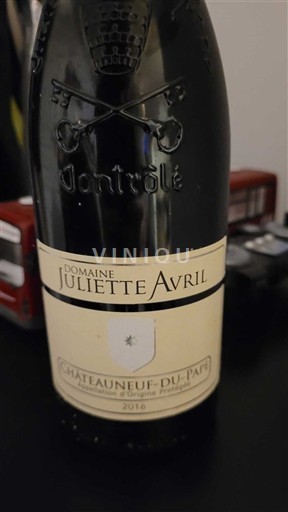 Rona dolina Châteauneuf-du-Pape Domaine Juliette Avril 2016