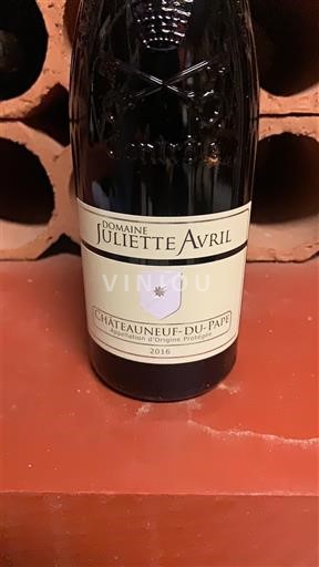 Vallée du Rhône Châteauneuf-du-pape Domaine Juliette Avril 2016