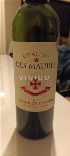 Bordeaux Lalande-de-Pomerol Château S Maures 2016