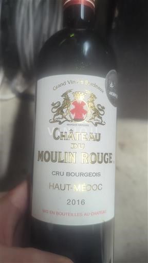 Bordeaux Haut-Médoc Cru Bourgeois Château Moulin Rouge 2016