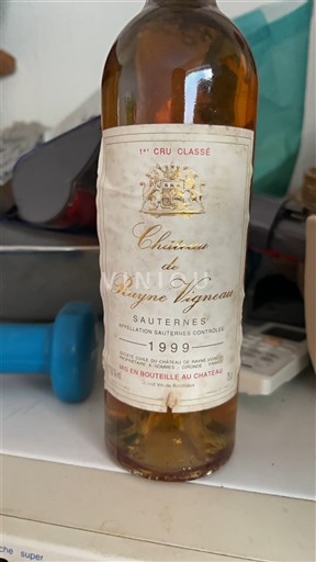 Bordeaux Sauternes 1er Cru Classé Château Rayne Vigneau 1999
