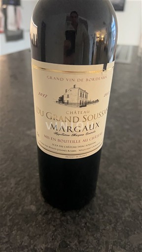 Bordeaux Margaux Château Grand Soussans 2017