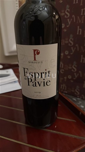Bordeaux Pavie Esprit de Pavie 2019