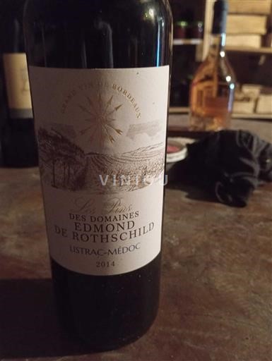 Bordeaux Listrac-Médoc Domaine Les Laurets des Domaines Edmond de Rothschild 2014