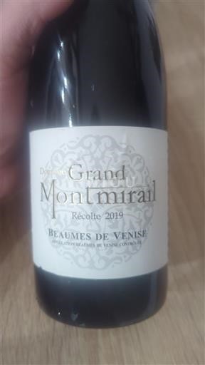 Vallée du Rhône Beaumes de Venise Domaine Grand Montmirail 2019