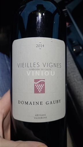 Vinos Rouge sec Vieilles Vignes Domaine Gauby 2014 Francia Languedoc y Rosellón Costas Catalanas IGP