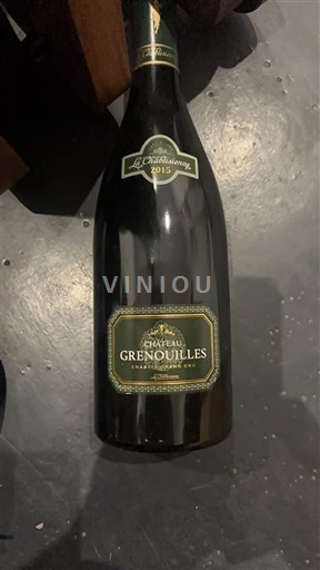 Burgundsko Chablis Grand Cru Château Grenouilles 2015