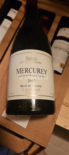 Burgundsko Mercurey Régis de Vallière 2017