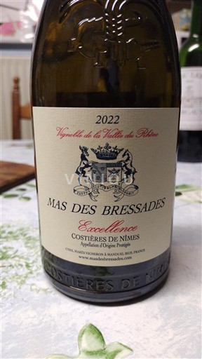 Valle del Ródano Costières de Nimes Mas des Bressades Excellence 2022