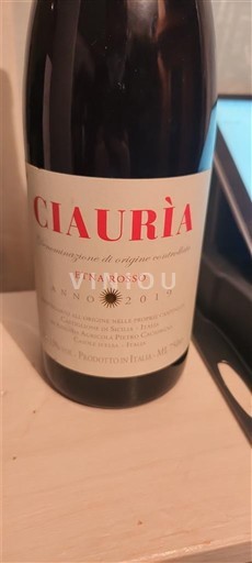 Wines of Sicily Unspecified Ciaurìa 2019