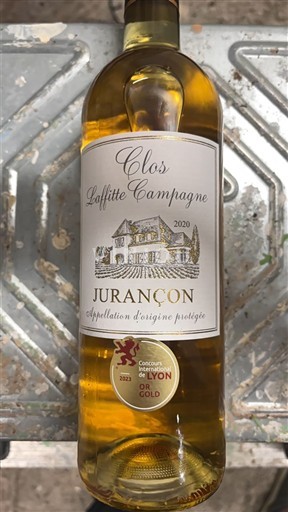 Sud-Vest Jurançon Clos Laffitte Campagne 2020