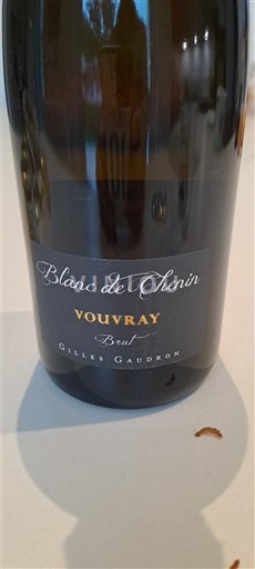 Loiren laakso Vouvray Gilles Gaudron Blanc de Chenin 2023
