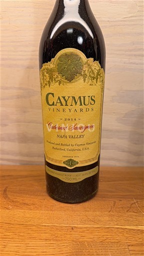AVAs californianas Napa Valley Caymus Vineyards Cabernet Sauvignon 2014