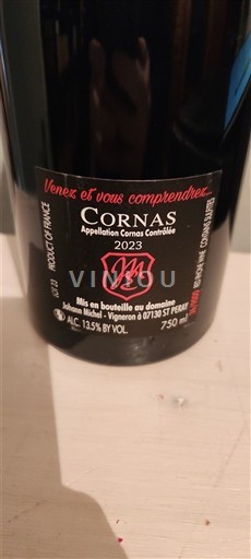 Údolí Rhôny Cornas Domaine Johann Michel 2023