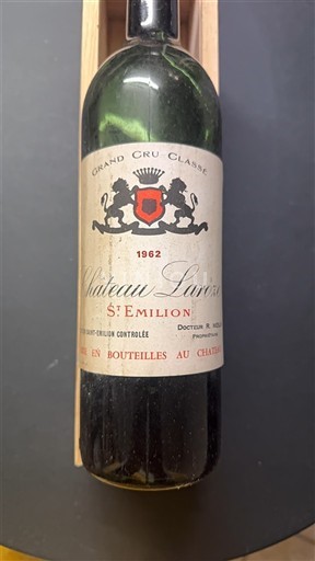 Bordeaux Saint-Émilion Grand Cru Classé Château Laroze 1962